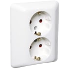 Elko - RS Renhvit dobbel hurtigklemmestikk for effektiv og rask terminering.