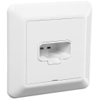 Elko - RS Renhvit DCL vegguttak med skruklemmer, benyttes der det er behov for lampeuttak.