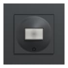 Elko - ELKO SMART - PIR med trykk dimmer - Plus Sort - min 0W med valgfri nøytral, 7W uten - max 200W