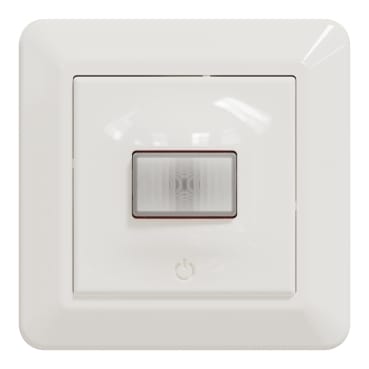 Elko - ELKO SMART - PIR med trykk dimmer - RS Polarhvit - min 0W med valgfri nøytral, 7W uten - max 200W