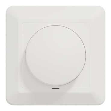 Elko - ELKO SMART - Vri dimmer - RS Renhvit - min 0W med valgfri nøytral, 7W uten - max 200W