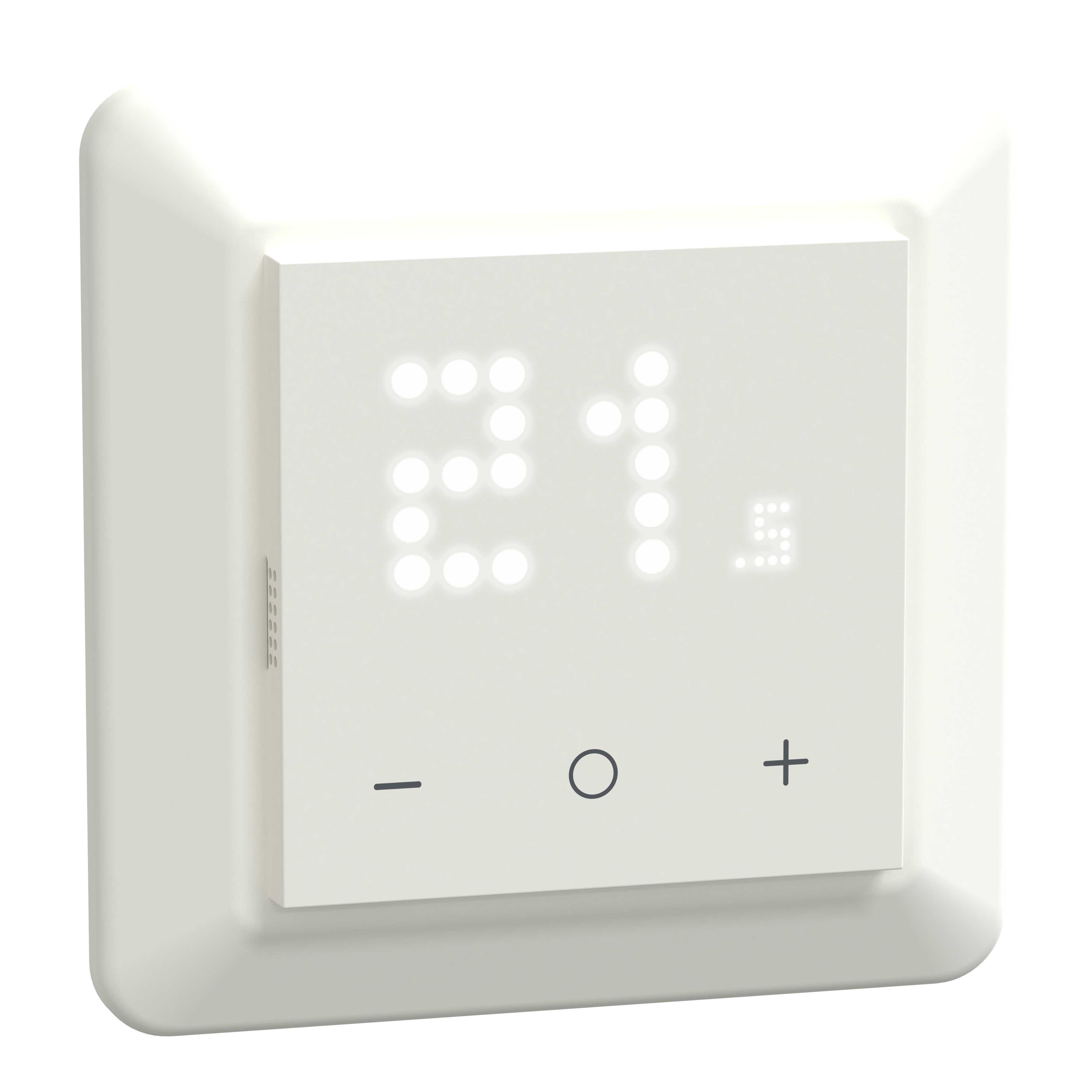 Elko - ELKO SMART - Termostat til vannbåren varme og varmekabler - 16A - RS Polarhvit - Touch