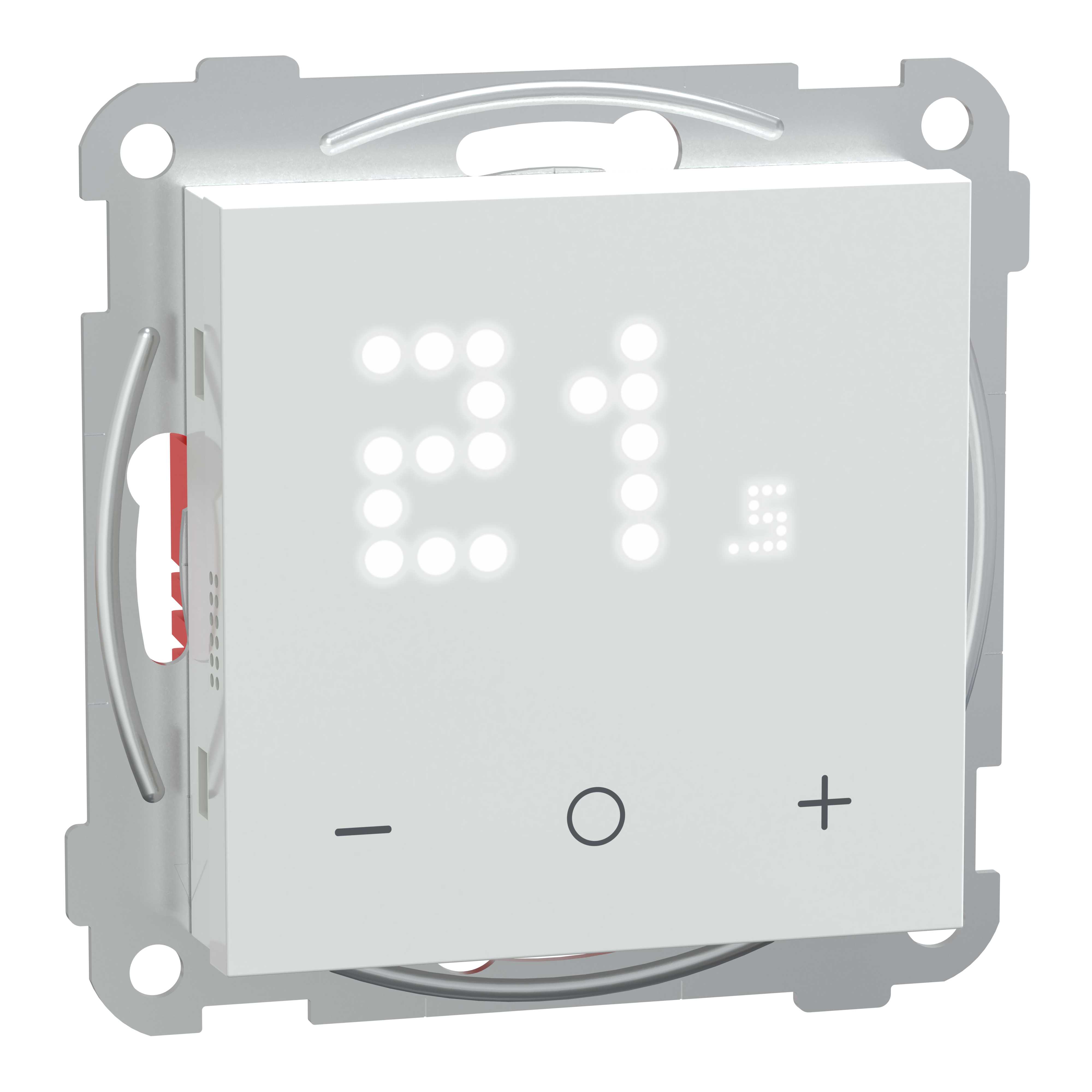 Elko - Termostat til vannbåren varme og varmekabler - 16A - RS Renhvit  - ELKO Smart App kompatibel