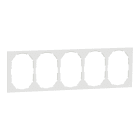 Elko - ELKO One - Ramme 5-hull til stikkontakt renhvit