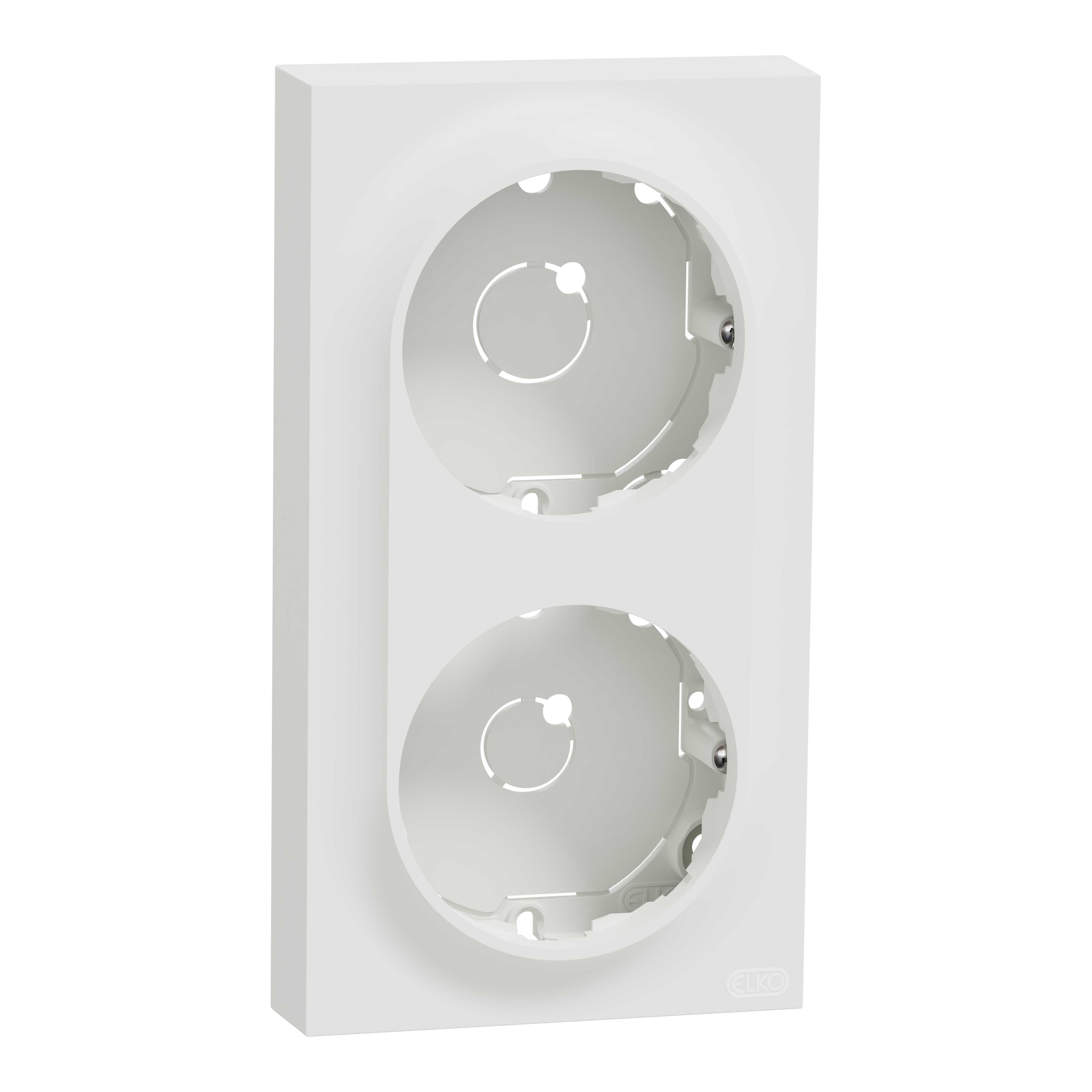 Elko - ELKO One - Dobbel påveggskappe lav renhvit