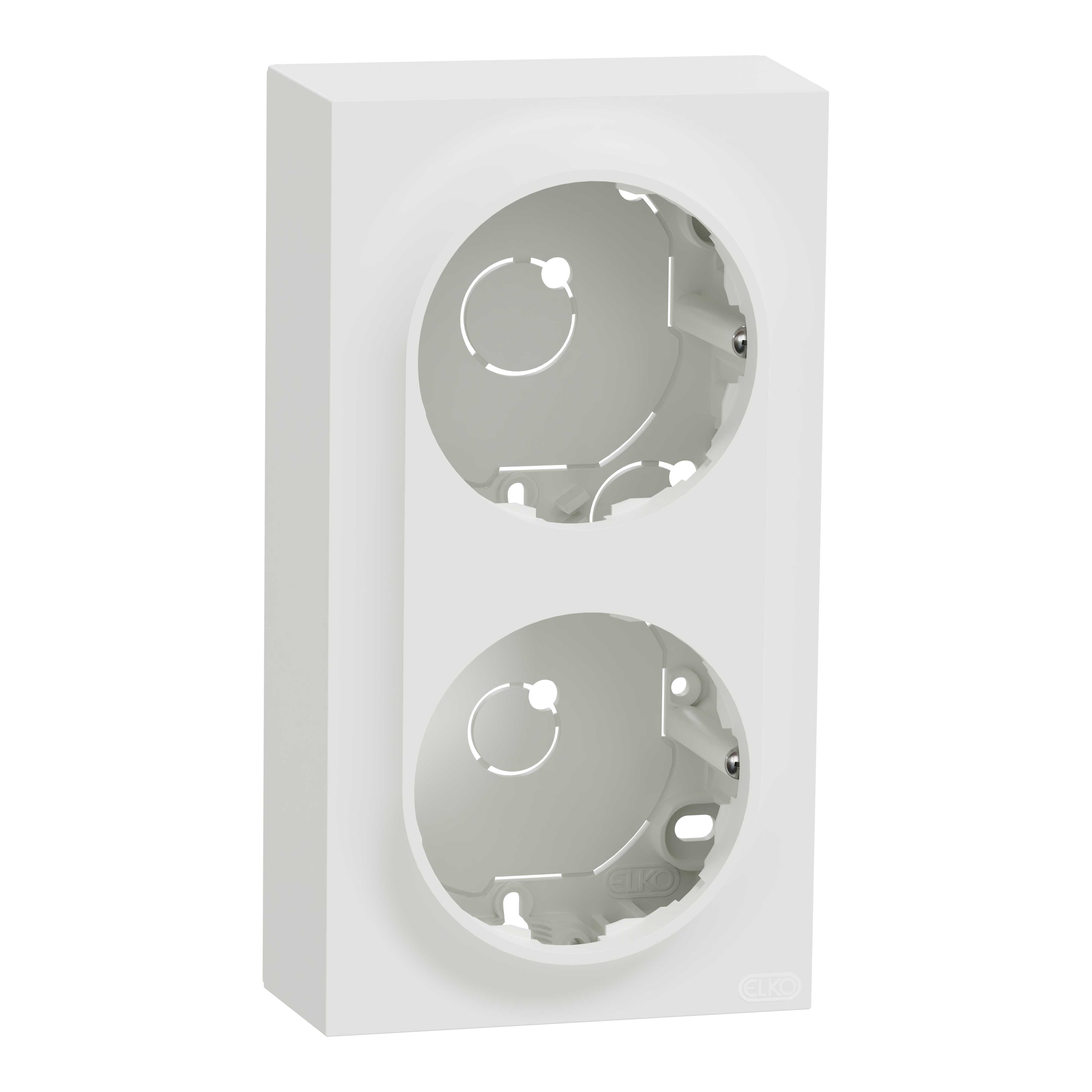 Elko - ELKO One - Dobbel påveggskappe høy renhvit