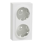 Elko - ELKO One - Dobbel påveggskappe høy renhvit