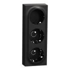 Elko - ELKO One - Trippel påveggskappe høy sort