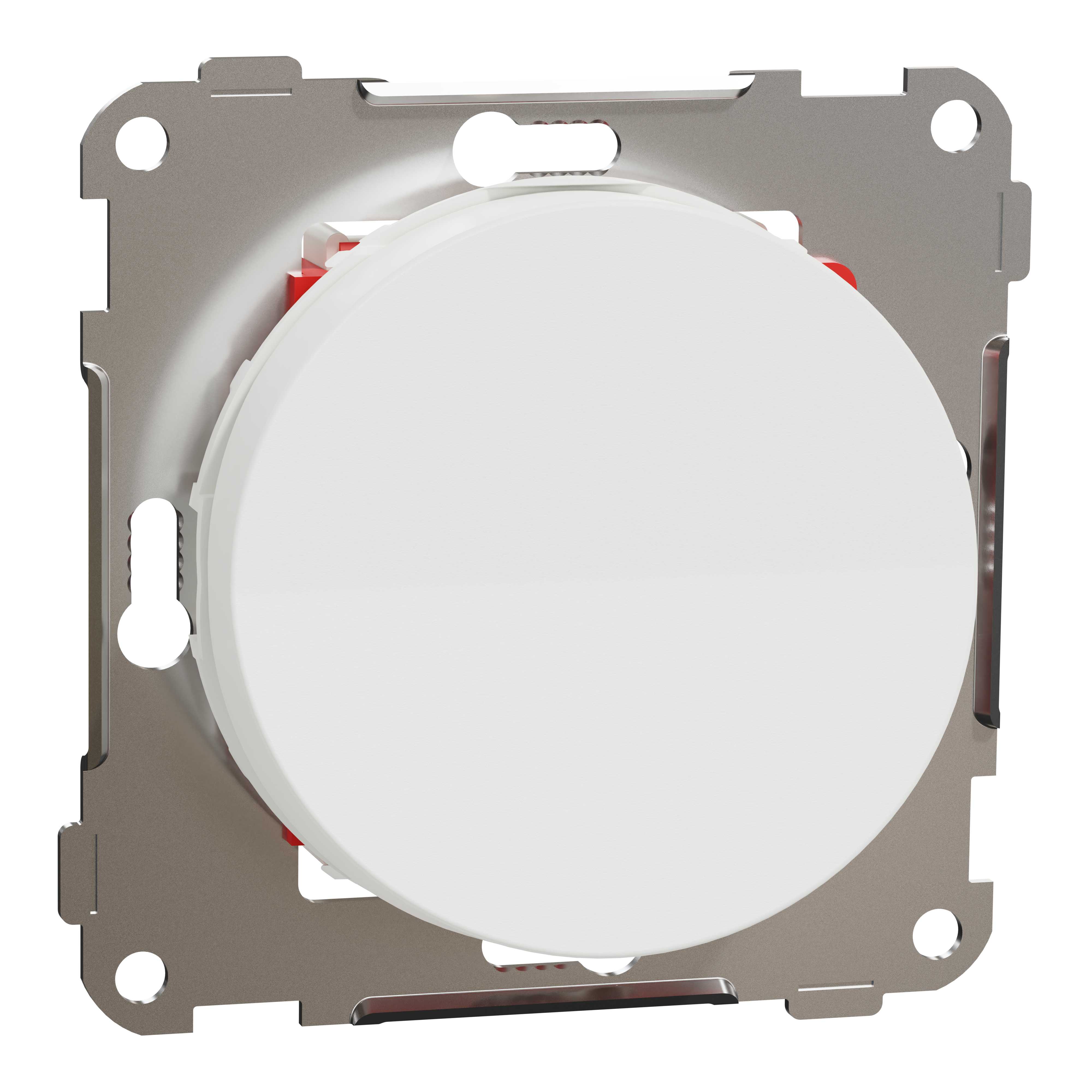 Elko - ELKO One - Bryter 1-polet med skrutilkobling renhvit IP21