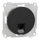 Elko - ELKO One - modularuttak 1x8 kat 6 UTP for LSA terminering, sort