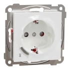 Elko - ELKO RS enkel stikk med 1-polet timer for laster opptil 16A, i fargen renhvit