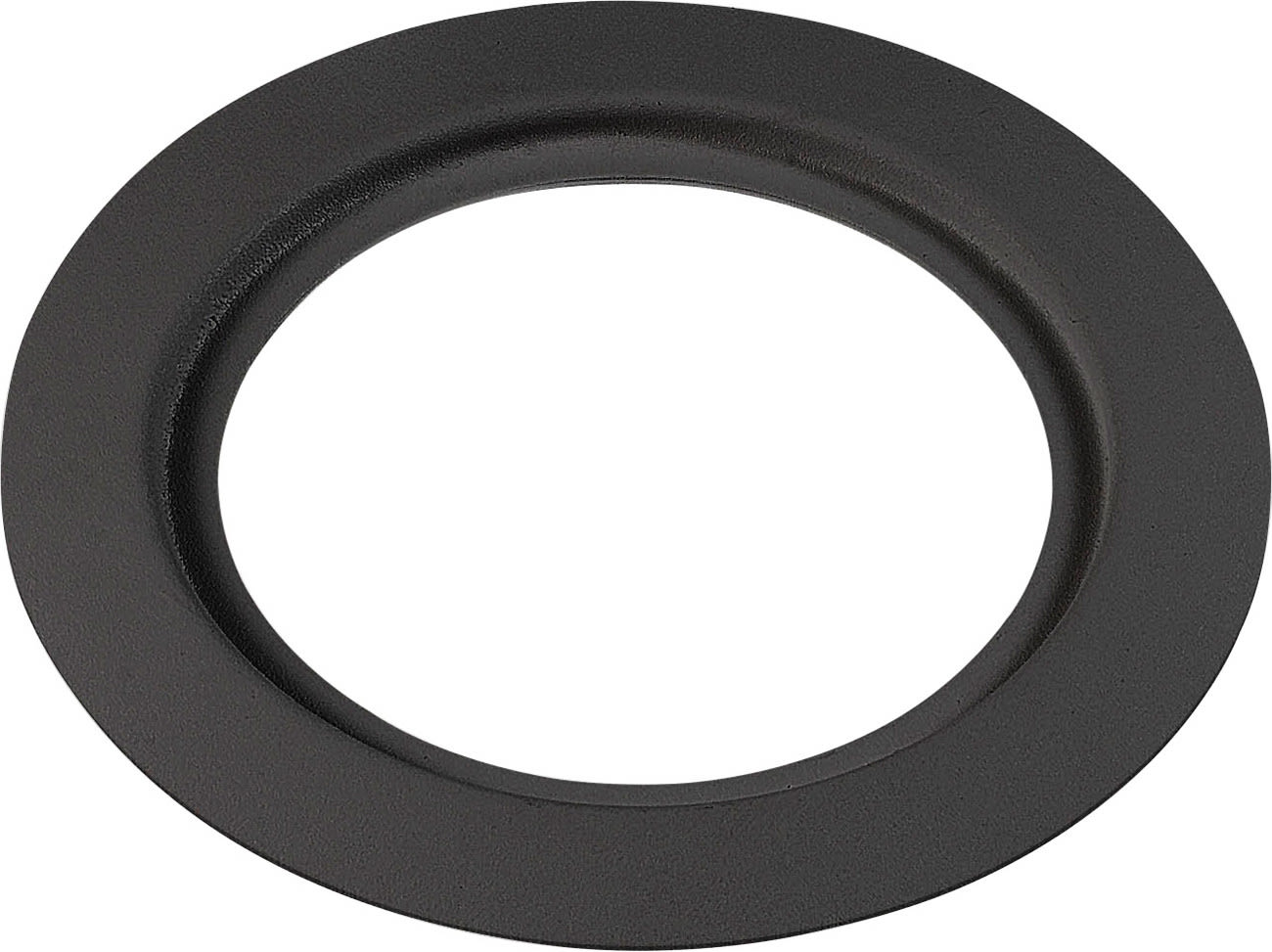 Unilamp - Rehabplate Rund 130mm Matt Sort