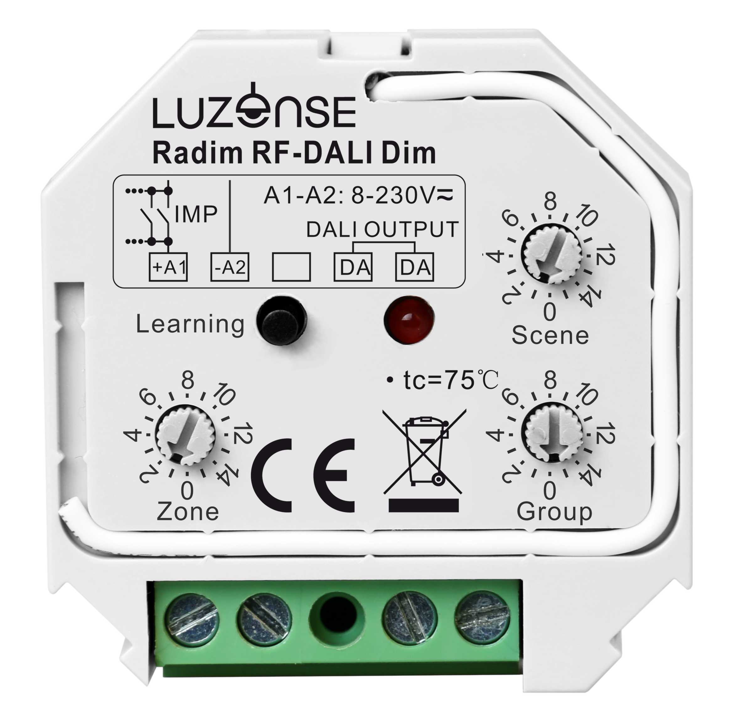 Unilamp - Radim RF-DALI BoxDim RF trådløs DALI dimmerpille