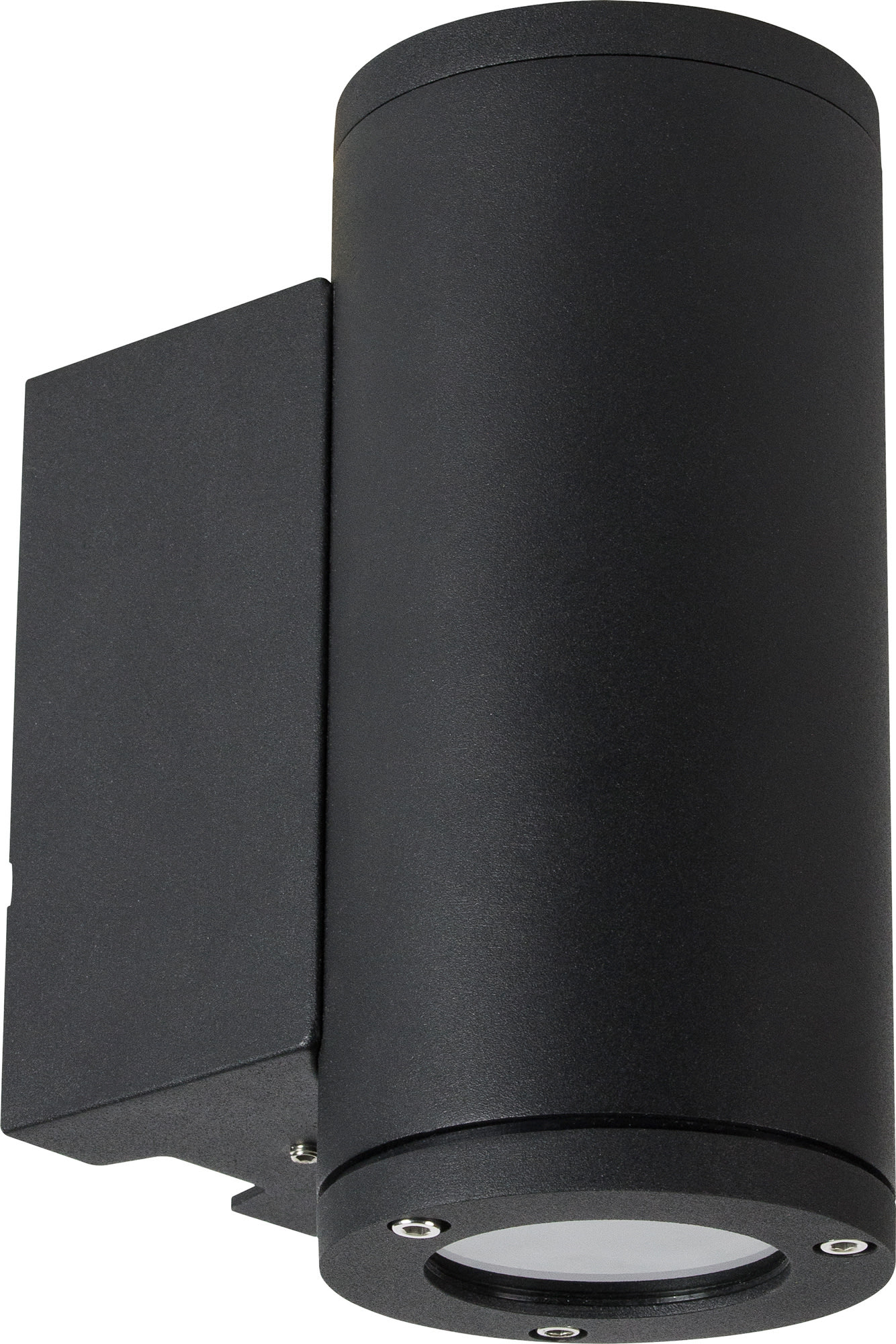 Unilamp - Tubus 2x5W 3K IP55 Sort Opp/ned GU10 Dimbar