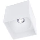 Unilamp - StyloSoft Sq 7W 2700K Hvit Utenpåliggende downlight, IP23