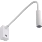 Unilamp - Sleeper 4W 3000K Dim Hvit Veggarmatur med fleksibel arm