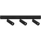 Unilamp - Cylinder Bar 3x5W 2700K Sort Takskinne med spot