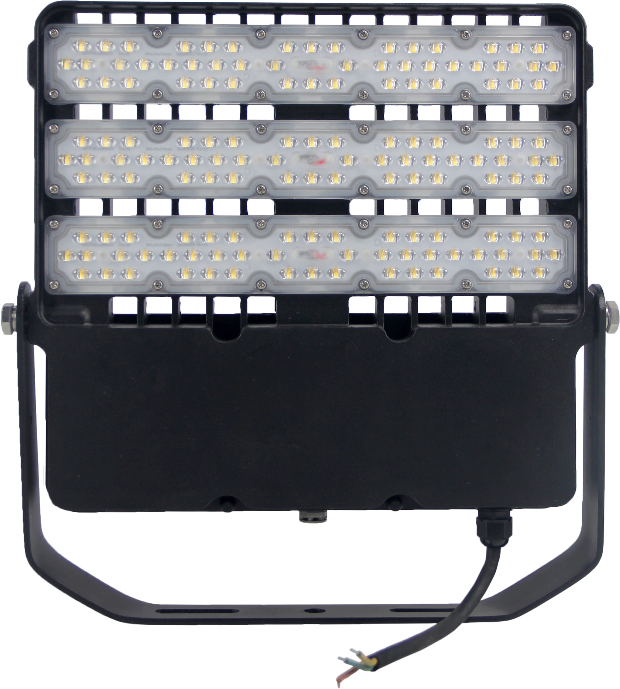 Unilamp - Power Area 9600lm 80W 4K Sort Lyskaster asymmetrisk