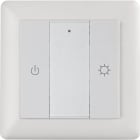 Unilamp - Zig-B Veggbryter 1 kanal Hvit Zigbee - passer i RS 55x55