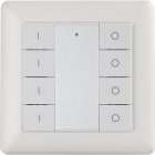 Unilamp - Zig-B Veggbryter 4 kanal Hvit Zigbee - passer i RS 55x55