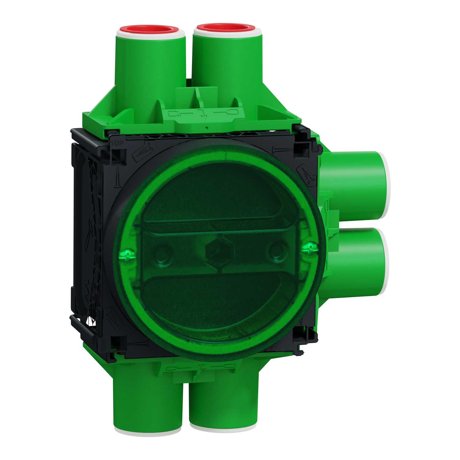 Schneider Electric - Veggboks 1M 12-27 mm 6-rør Multifix veggboks enkel 12-27