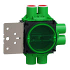 Schneider Electric - Veggboks 1M 12-27 mm 6-rør F Multifix veggboks enkel 12-27