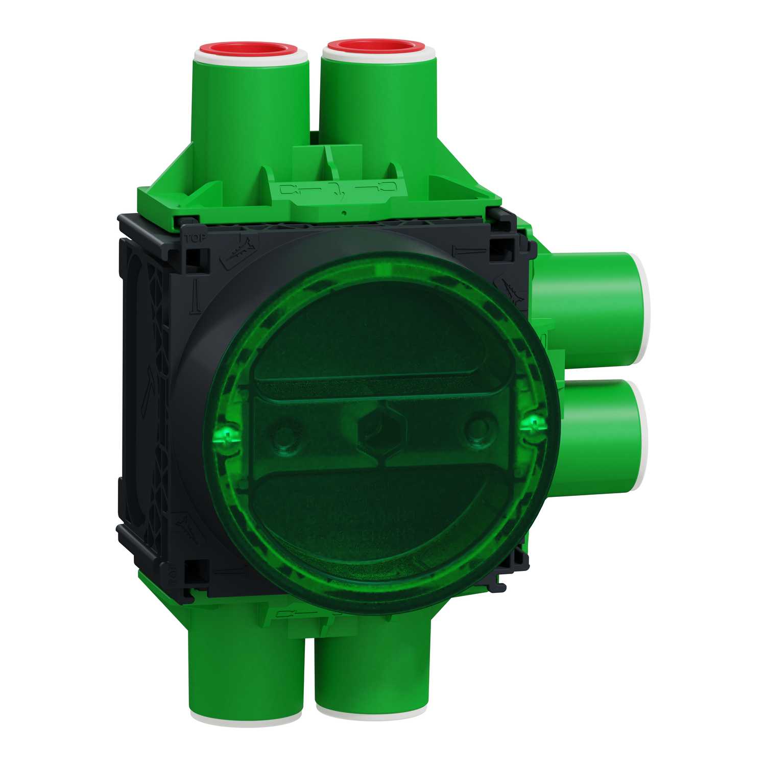 Schneider Electric - Veggboks 1M 24-39 mm 6-rør Multifix veggboks enkel 24-39