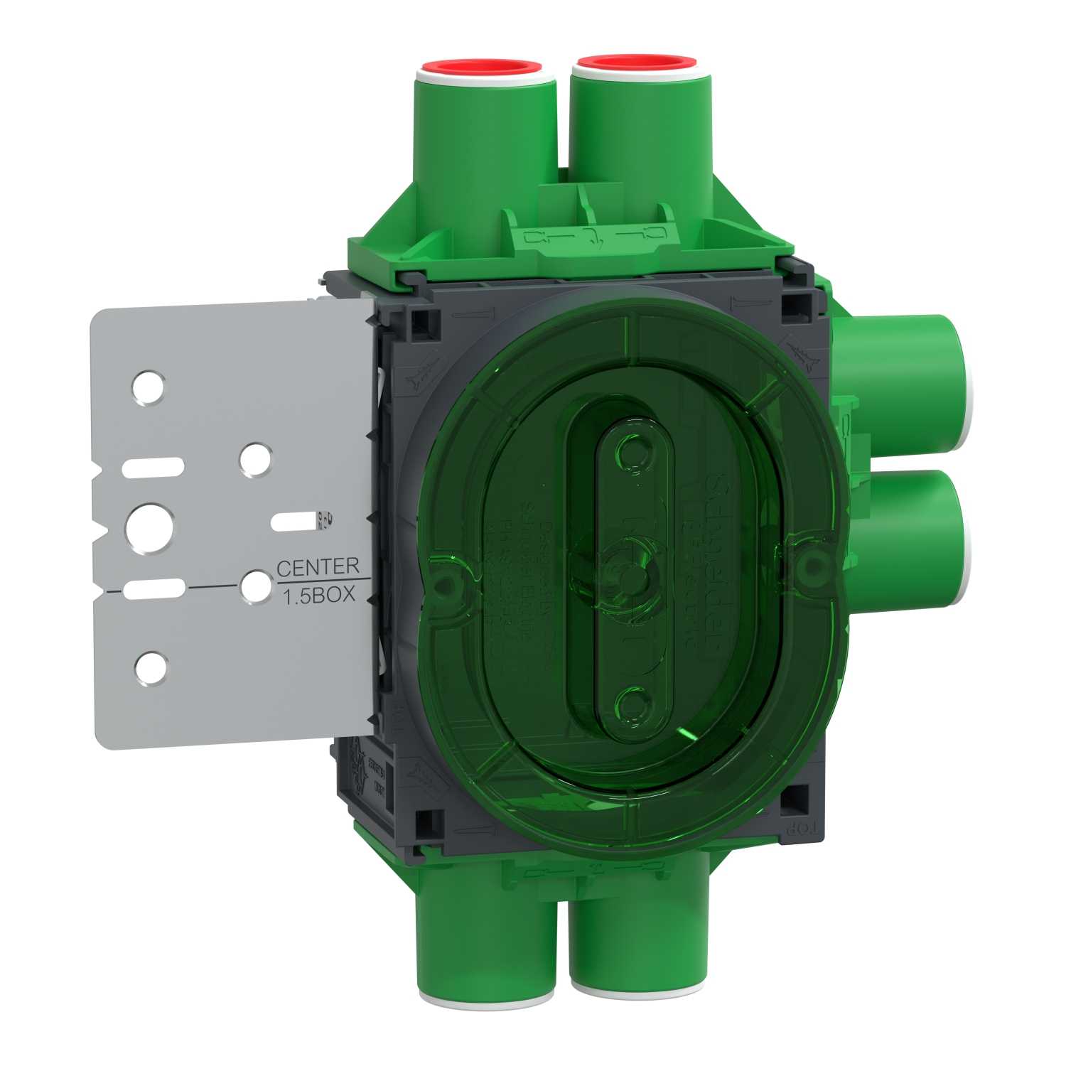 Schneider Electric - Veggboks 1,5M 12 mm 6-rør F Multifix 1,5 veggboks for 12m