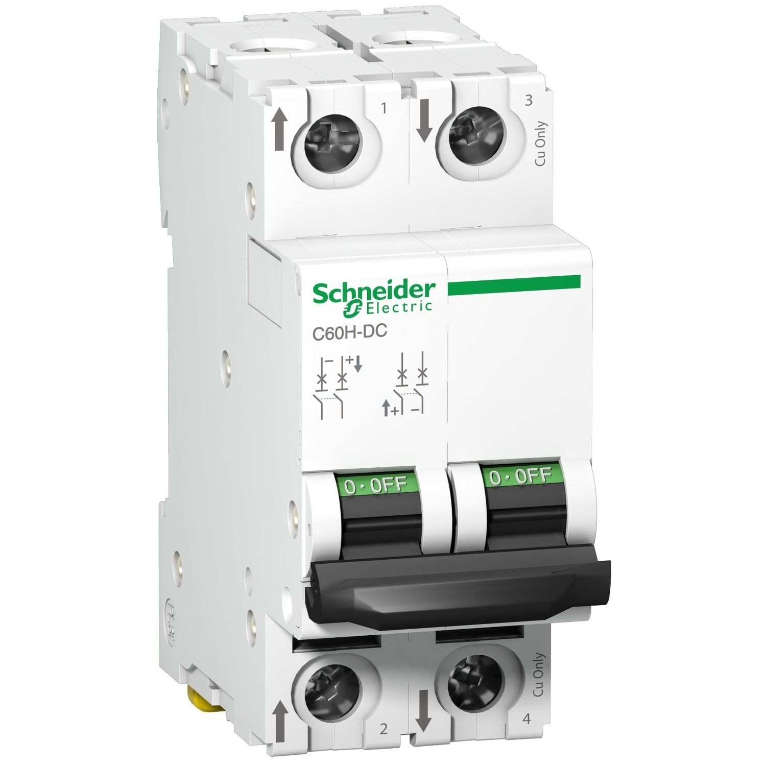 Schneider Electric - Automatsikring C60H-DC 32A 2P/C