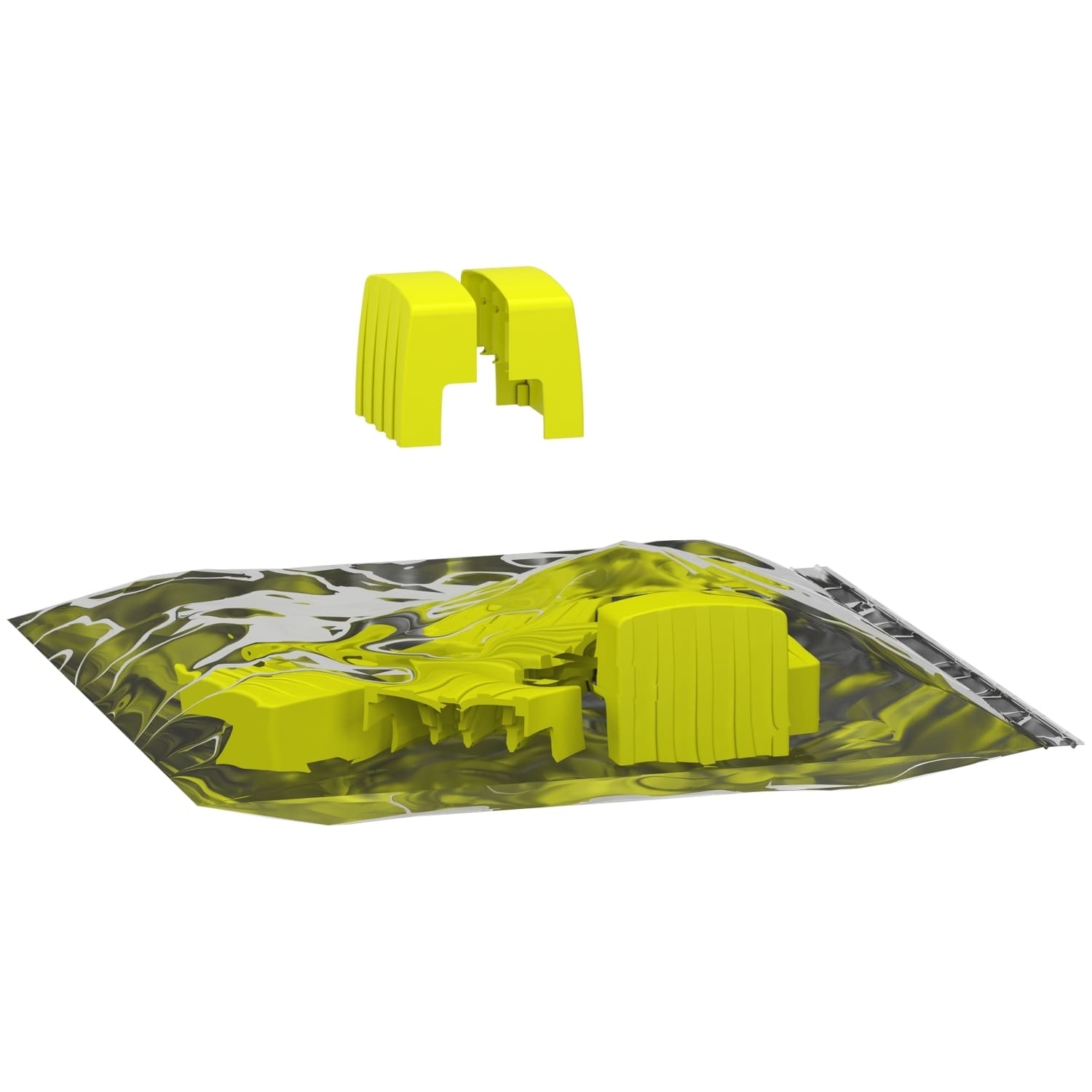 Schneider Electric - Endeksel for samleskinne - 4P - sett à 10stk