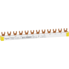 Schneider Electric - Resi9 gaffel samleskinne for iC60 RCBO - 3 pol - L1L2L3… - 63A - 12 moduler