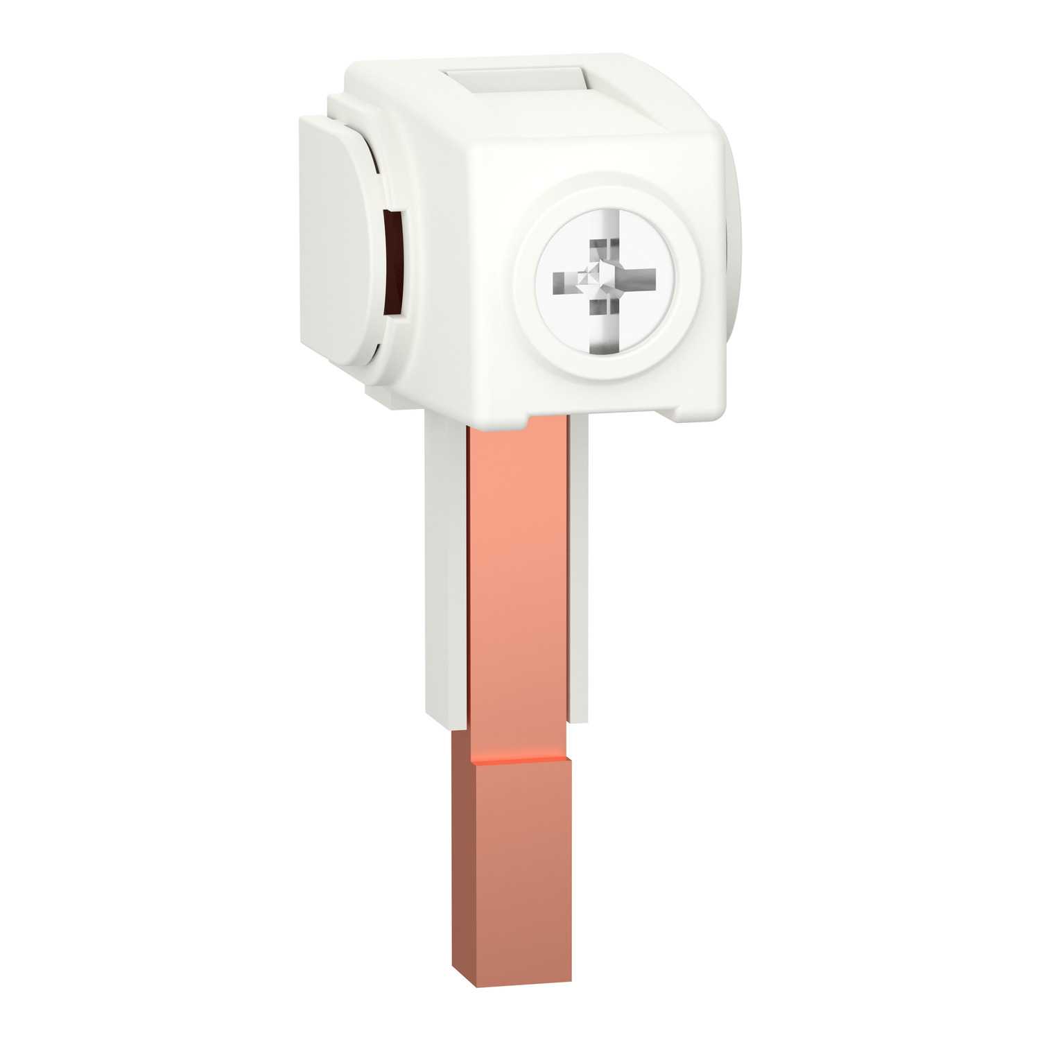 Schneider Electric - Koblingsklemme - vertikal - 35mm2 Cu, pakning med 4stk - for samlekinne