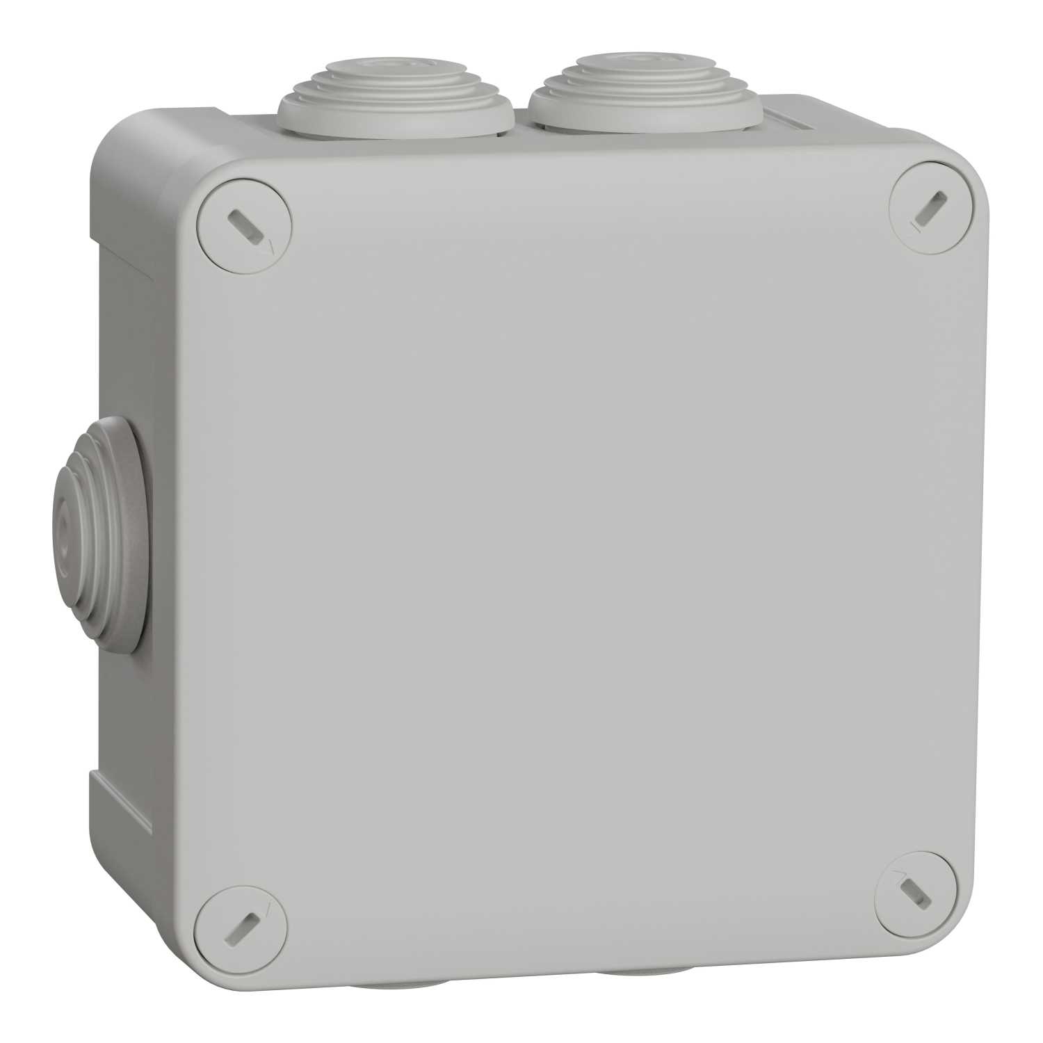 Schneider Electric - Mureva BOX - junction box - 7 grommets Ø25 - 105x105x55 mm