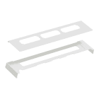 Schneider Electric - Flensplate-metall-med utsparing for FL21 flenser-bredde850mm-for PrismaSeT G-IP30-med grønn topp