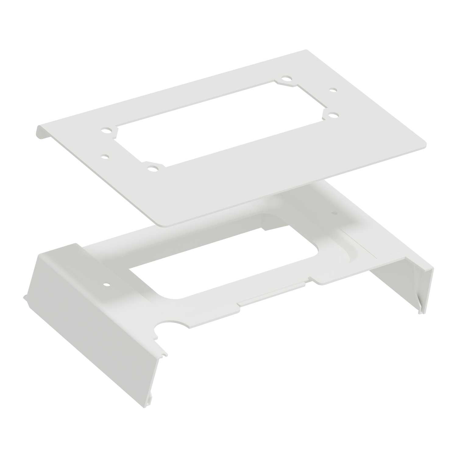 Schneider Electric - Flensplate-metall-med utsparing for FL21 flenser-bredde300mm-for PrismaSeT G-IP30-med grønn topp