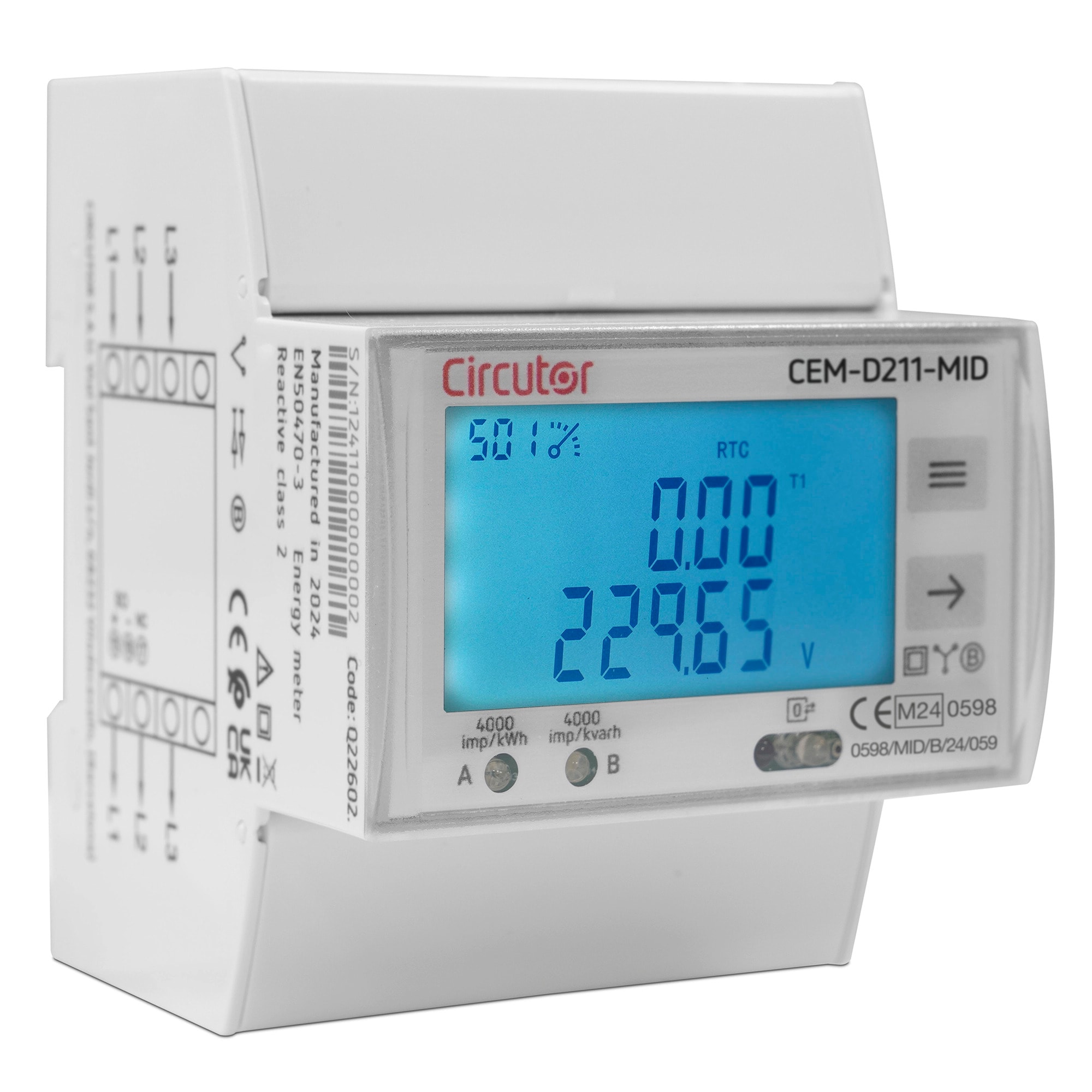 Function - Måler CEM-D211 3-fase 230/400