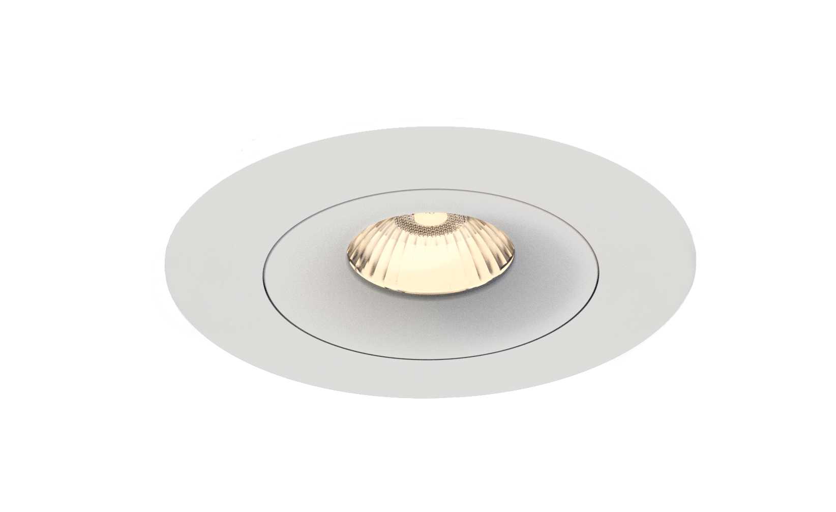 Aneta Lighting - LYNX-30 DOWNLIGHT HVIT IP44 ISOSAFE CUT-OUT 73 til 83mm