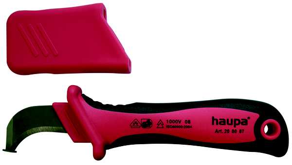Haupa - Kniv 1000V Buet butt tupp