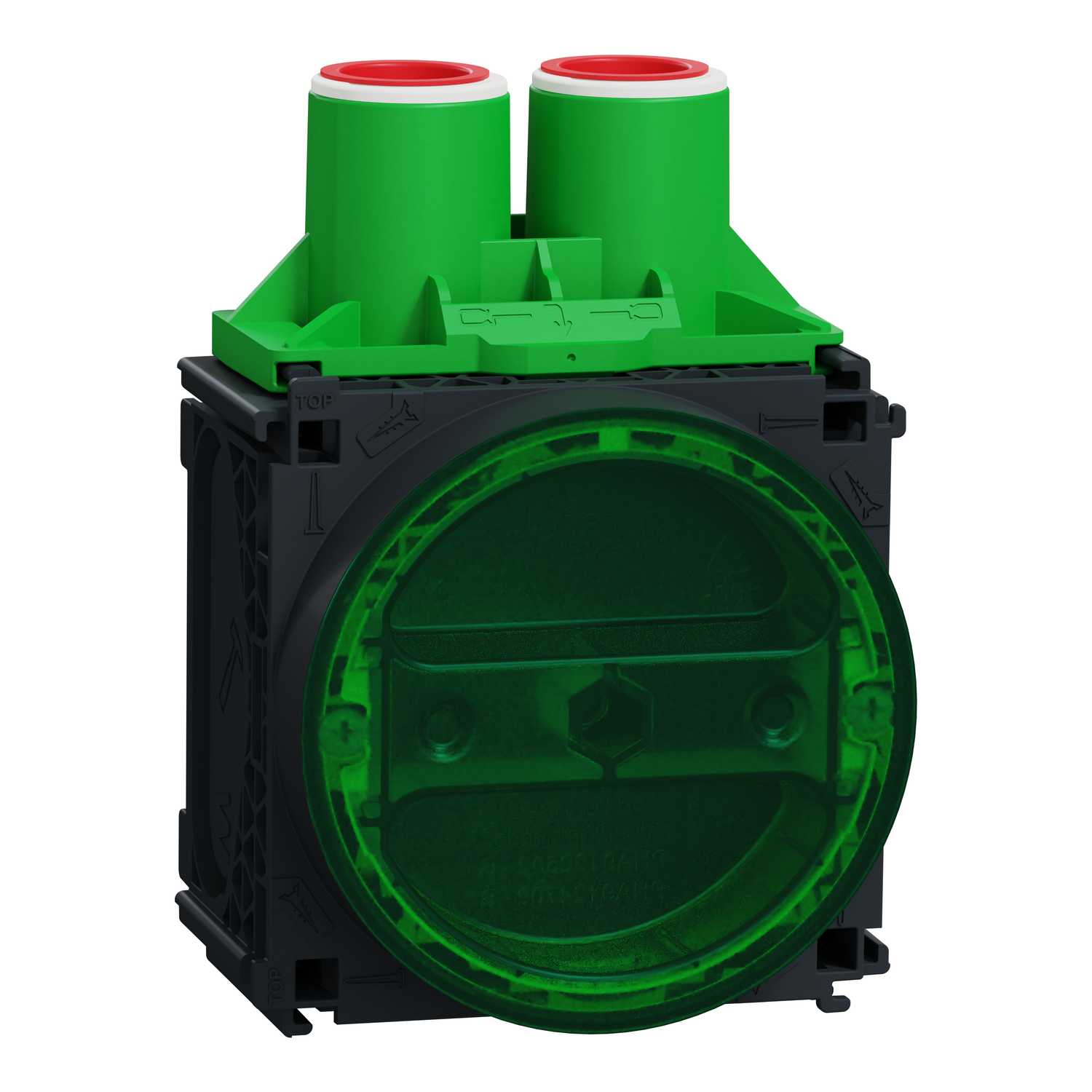 Schneider Electric - Multifix veggboks enkel 12-27mm platetykkelse leveres med 2 rørinnføringer UTEN stenderfeste