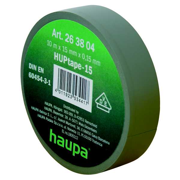 Haupa - Isolasjonstape VDE 19mm x 20m grå