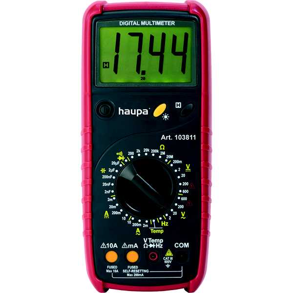 Haupa - Digitalt multimeter Multi C II