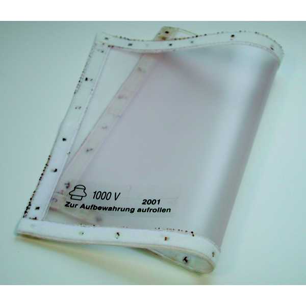 Haupa - 1000V Tildekkingsduk transparent 400x 300x1.0 mm