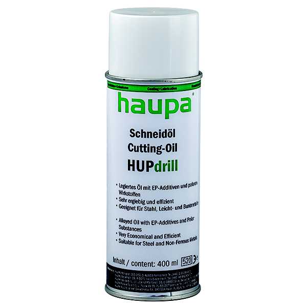 Haupa - HUP drill Bor og Skjæreolje 400ml