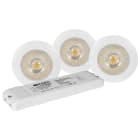 Unilamp - UnoCob+ pack 3x4W M Hvit