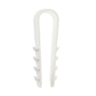 Schnabl - Klammer feste Ø 6-20mm for rør og kabel på betong , DKS Hvit