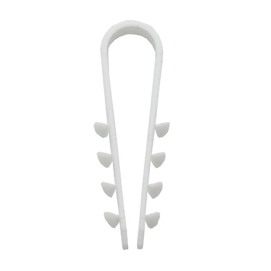 Schnabl - Klammer feste Ø 8-28mm for rør og kabel på betong , DKS Hvit