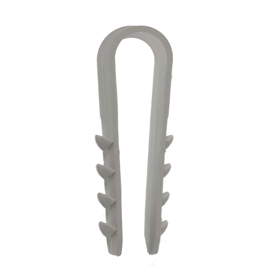 Schnabl - Klammer feste Ø 3-13mm for rør og kabel på betong , DKS Grå