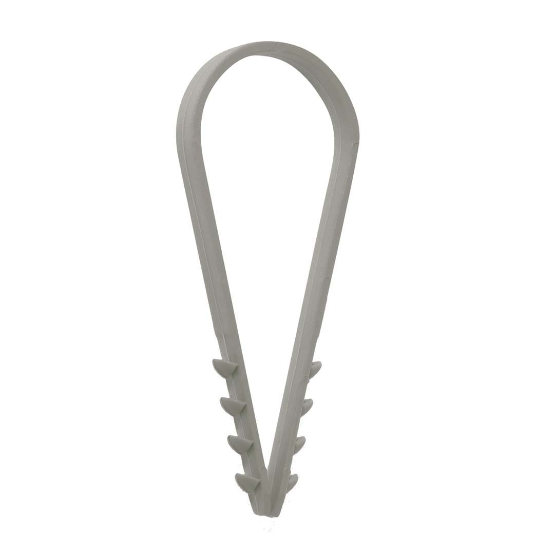 Schnabl - Klammer feste Ø 20-40mm for rør og kabel på betong , DKS Grå