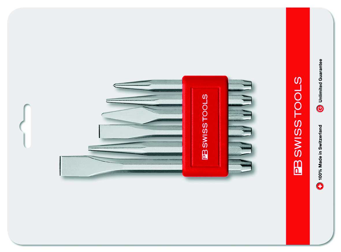 PB SWISS TOOLS - Dor- og meiselsett
