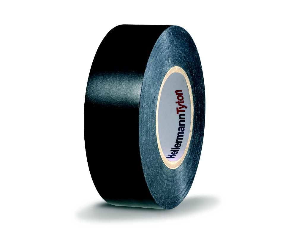 HellermanTyton - Premium HelaTape Flex1000+ 19x20 Sort 10pk